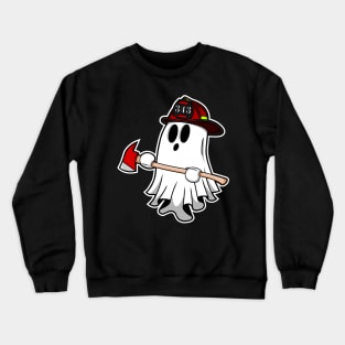 Ghost Firefighter Axe Crewneck Sweatshirt